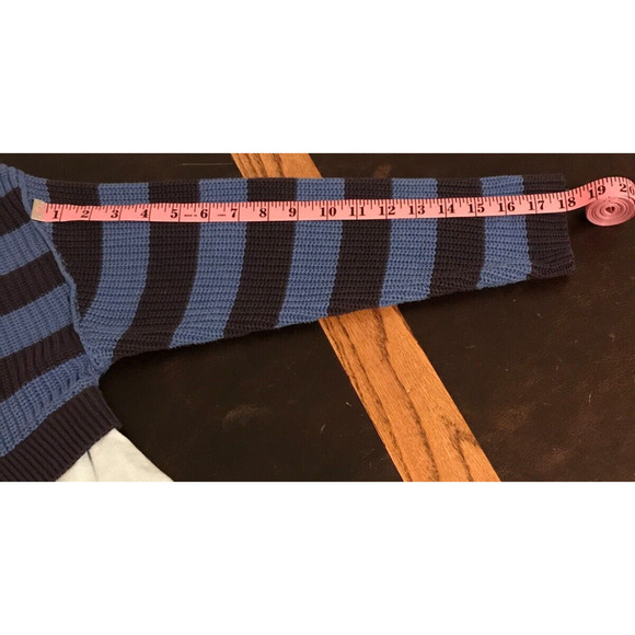Anthropologie Pilcro Layered Blue and White Striped Sweater - Extra Extra Small - Picture 5 of 9